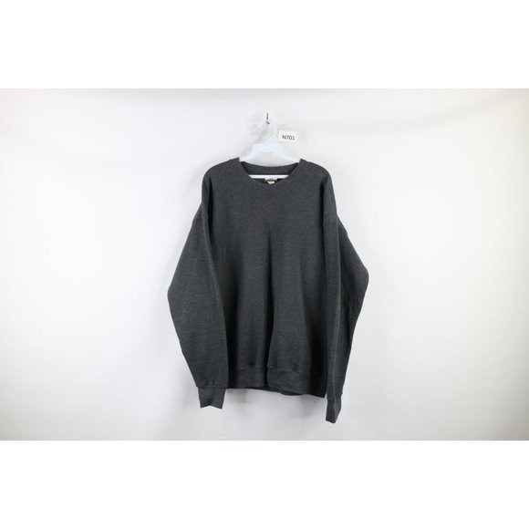 ULTRA FLEECE Plain Blank Sweatshirt, Men's XL cotton gray type Vintage Second Hand main image 1